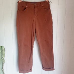 Vintage rust straight leg jeans